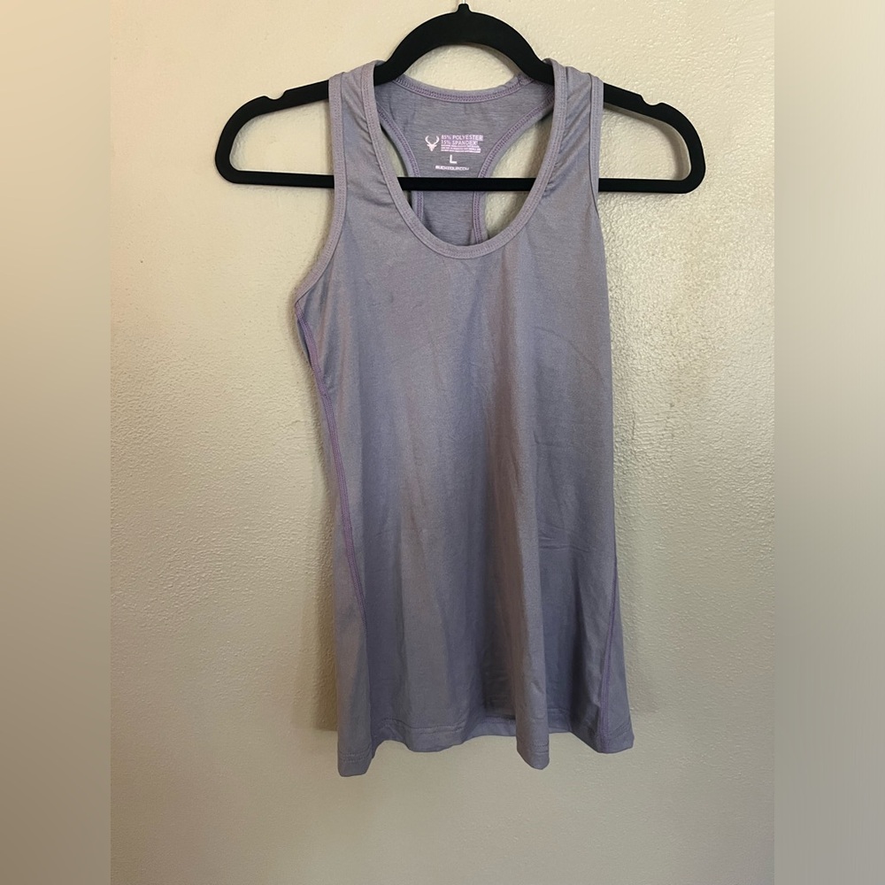 Bucked Up - Purple Racerback Tank Top